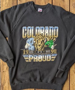 Vintage Style Colorado University Buffaloes Sweatshirt, University Sweatshirt, T-Shirt, Hoodie, Gift for Fanscolorado Buffaloes