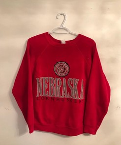 Vintage 1990s Nebraska Cornhuskers Sweatshirt, Vintage 90s Shirt, Gift for Her, Gift for Her