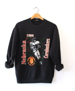 Vintage University of Nebraska Cornhuskers Huskers Football Orange Bowl 1992 Sweatshirt