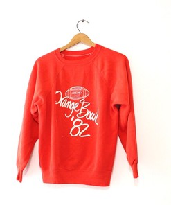 Vintage University of Nebraska Cornhuskers Huskers Orange Bowl 1982 Sweatshirt Reprint