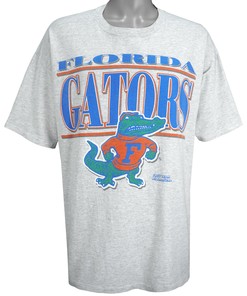 NCAA Florida Gators T-Shirt 1990s Vintage Style Hoodie Sweatshirt Reprinted Full Size Gifts for Fans