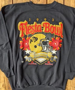 Vintage Style Cu Colorado University Buffaloes Fiesta Bowl Sweatshirt, University Sweatshirt, Hoodie, Gift for Fans