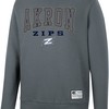 Colosseum Akron Zips Scholarship Fleece Long Sleeve Crew Sweatshirt