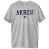 University of Akron Z Distressed Short Sleeve Classic Tee