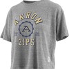 Akron Zips Womens Grey Knobi Short Sleeve T-Shirt, University of Akron Sweatshirt, Akron Zips Shirt Gifts for NCAA Fans