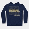 Football Akron In Modern Stacked Lettering Hoodie, University of Akron Sweatshirt, Akron Zips Shirt Gifts for NCAA Fans