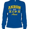 Akron Alumni Long Sleeve, University of Akron Sweatshirt, Akron Zips Shirt Gifts for NCAA Fans