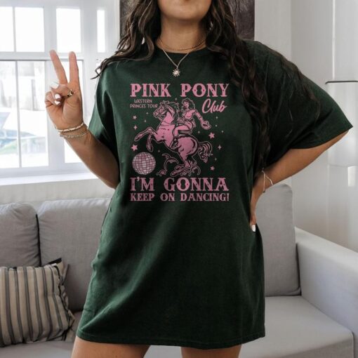 Chappell Roan "I'm Gonna Keep on Dancing!" Pink Pony Club Shirt