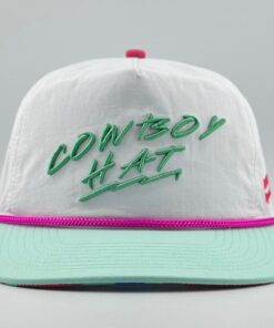 NEON SUMMER "COWBOY HAT" - Vibrant 5-Panel Nylon Cap for Playful Outdoor Vibes