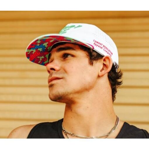 NEON SUMMER "COWBOY HAT" - Vibrant 5-Panel Nylon Cap for Playful Outdoor Vibes