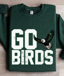 Philadelphia Eagles "GO BIRDS" Sweatshirt – Perfect Fan Gift for Every Philly Sports Enthusiast