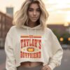 Go Taylor's Boyfriend Funny Kansas City Football Sweatshirt - Travis Fan Game Day Apparel