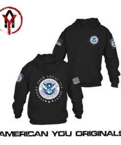 Support Your Local ICE Agent Hoodie - Patriotic America First Apparel
