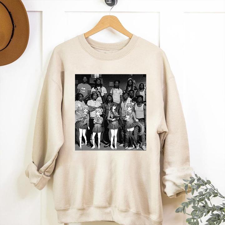 Doki Von Shirt: Oblock Sweater, Doki Gang T-Shirt with Game Characters
