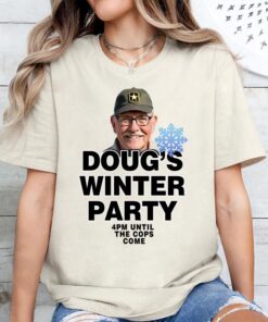 4PM Until the Cops Come - Winter Party T-Shirt for Fun Seekers
