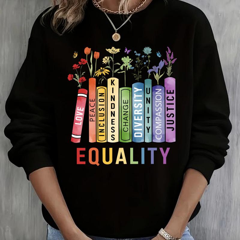 Social Justice Equality Shirt - Love, Peace, Inclusion, and Kindness - Feminist Gift for Her