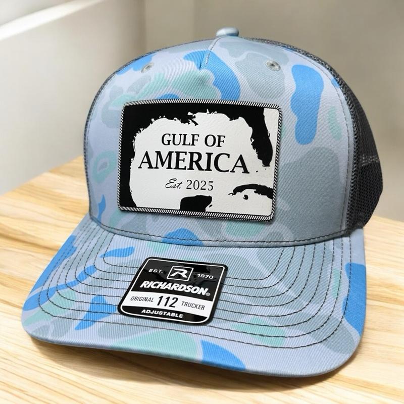 Gulf of America Camouflage Richardson 112 SnapBack Trucker Hat