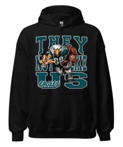 Eagles Team "They Not Like Us" Football Hoodie - Perfect Gift for Dedicated Fans