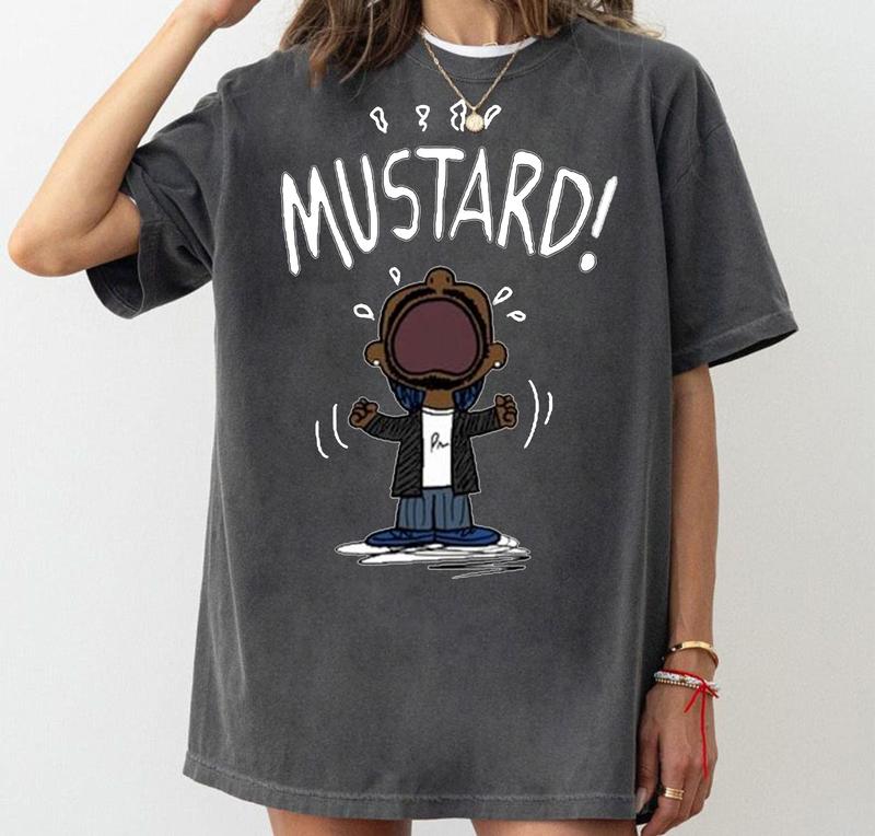 Kendrick Lamar Mustard T-Shirt - Celebrate Hip-Hop Culture with Bold Style