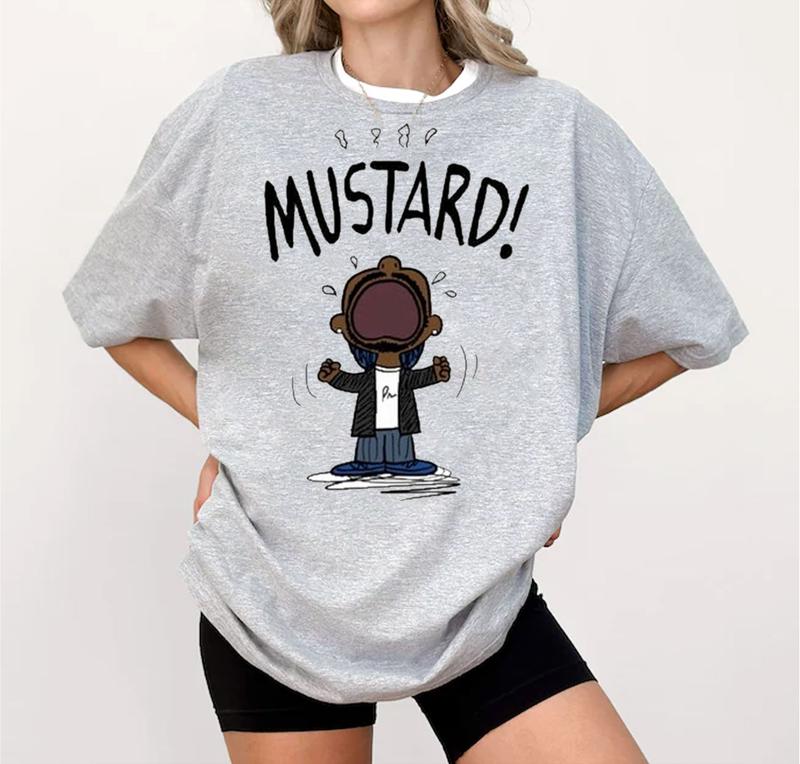 Kendrick Lamar Mustard T-Shirt - Celebrate Hip-Hop Culture with Bold Style