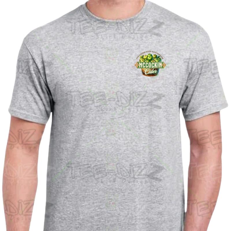 McCockin Cider Men's Funny Crewneck T-Shirt - Humorous Casual Wear