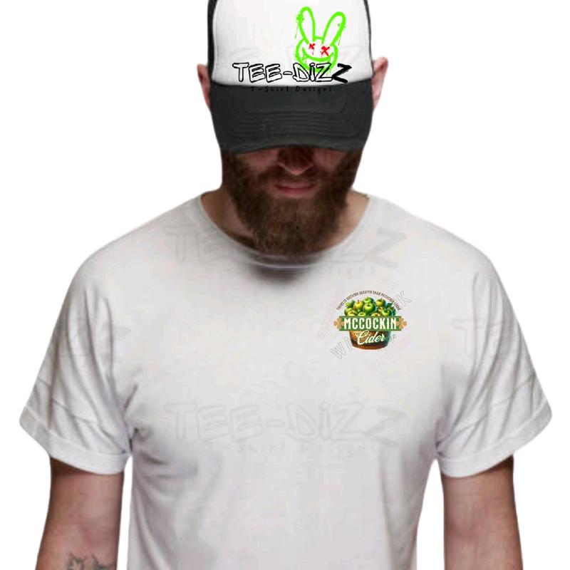 McCockin Cider Men's Funny Crewneck T-Shirt - Humorous Casual Wear