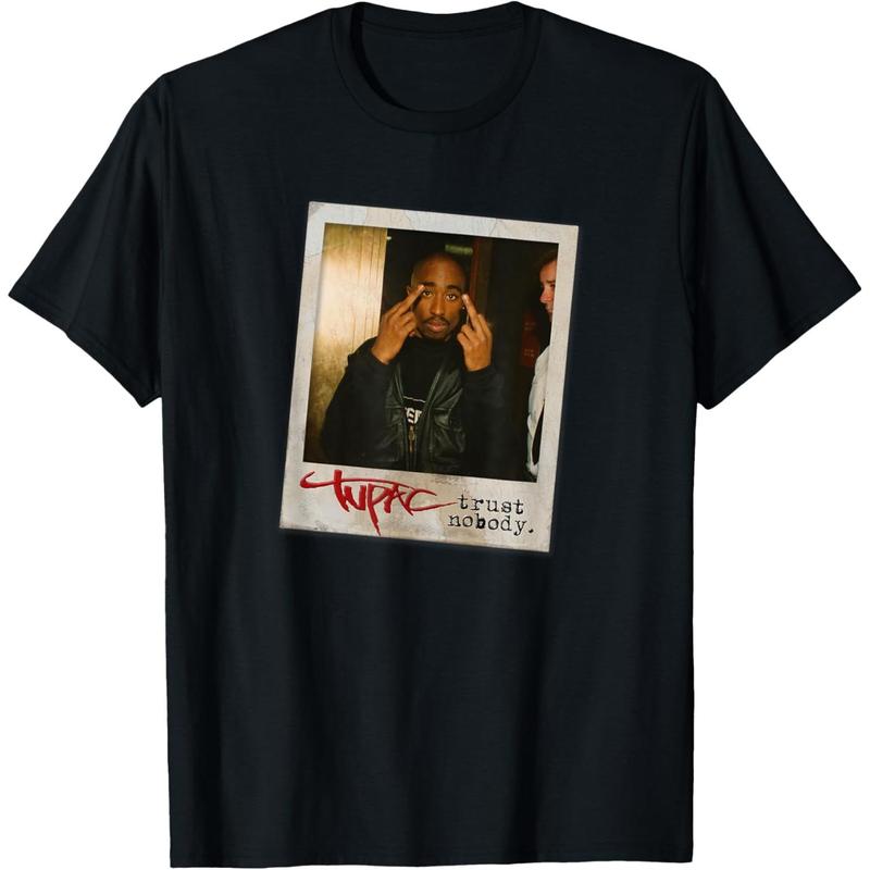 Tupac Trust Nobody Defiance Photo T-Shirt