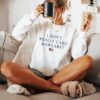 I Don't Really Care Margaret Sweatshirt - Minimalist JD Vance Inspired Crewneck for Conservatives