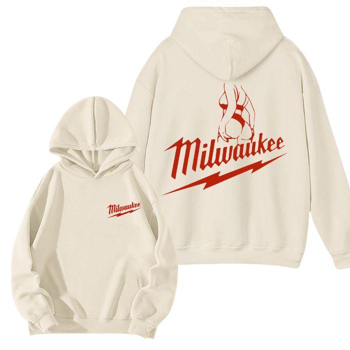 Funny Milwaukee Unisex Hoodie - 100% Cotton Pullover for Men and Women