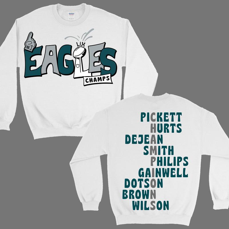 Philadelphia Eagles Champs Sweatshirt & Hoodie - Celebrate Your Team Spirit!
