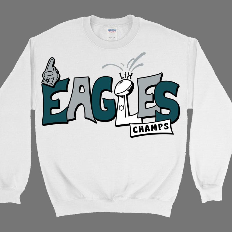 Philadelphia Eagles Champs Sweatshirt & Hoodie - Celebrate Your Team Spirit!