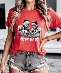 They Not Like Us T-Shirt – MLK & Malcolm X Chess Graphic Tee for Black History & Culture