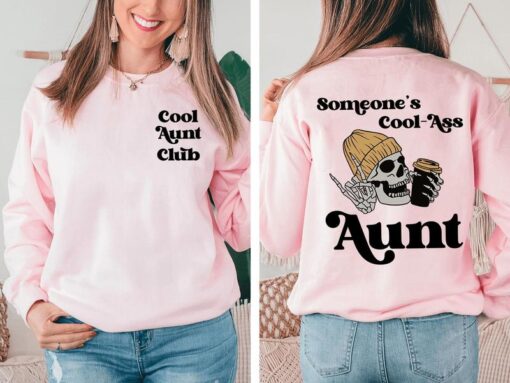 Someone's Cool Ass Aunt Club Graphic Tee - Fun Aunt Gift Shirt