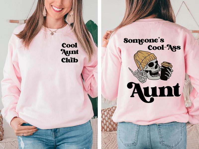 Someone's Cool Ass Aunt Club Graphic Tee - Fun Aunt Gift Shirt