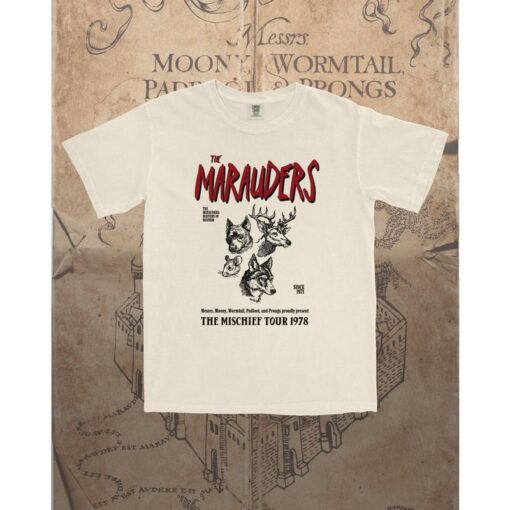 The Mischief Tour 1978 Harry Potter Inspired Garment Dyed Tee