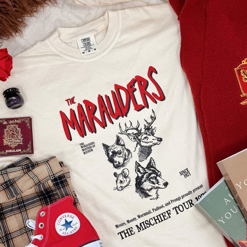 The Mischief Tour 1978 Harry Potter Inspired Garment Dyed Tee