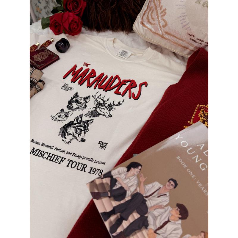 The Mischief Tour 1978 Harry Potter Inspired Garment Dyed Tee