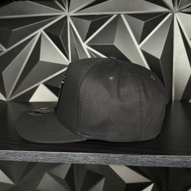 Bold Poker Plate SnapBack Hat - Black and Red