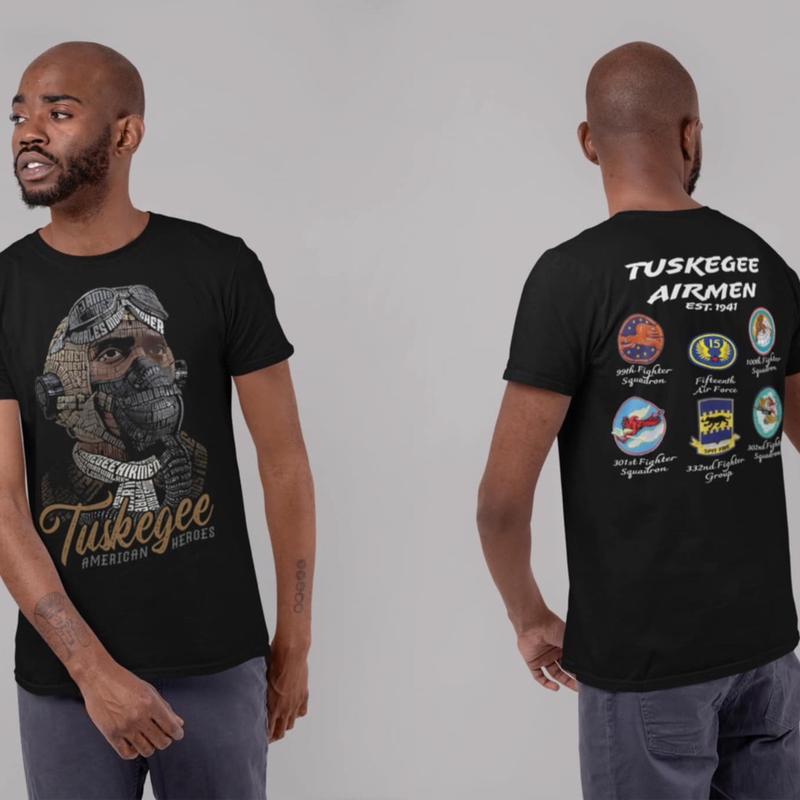 Tuskegee Airmen Legacy Tribute Men's Graphic T-Shirt – Celebrating American Heroes