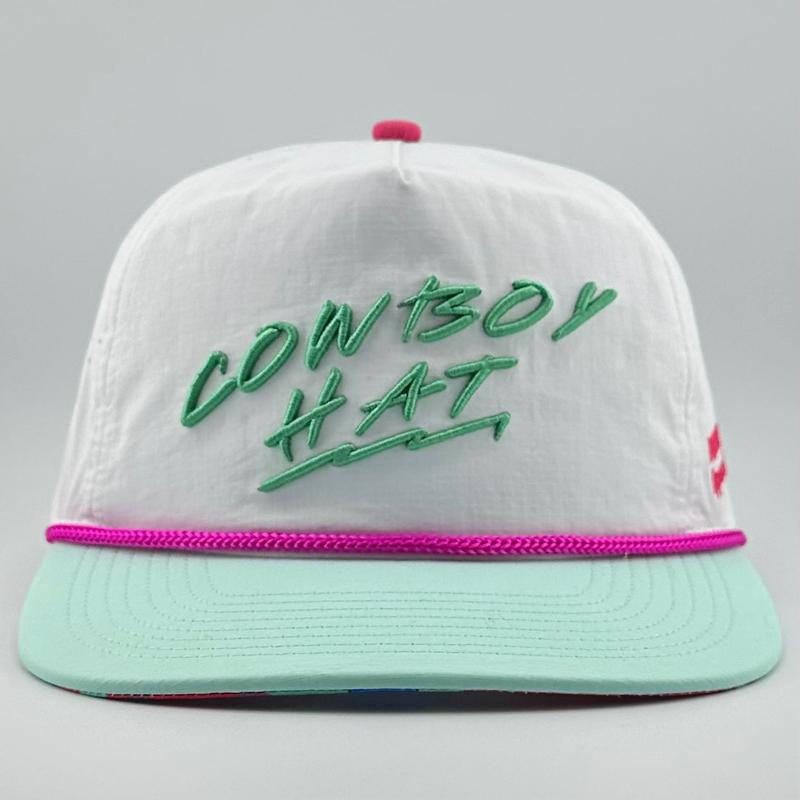 NEON SUMMER Cowboy Hat - 5-Panel Nylon Hat