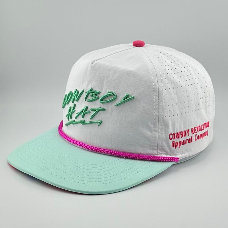NEON SUMMER Cowboy Hat - 5-Panel Nylon Hat