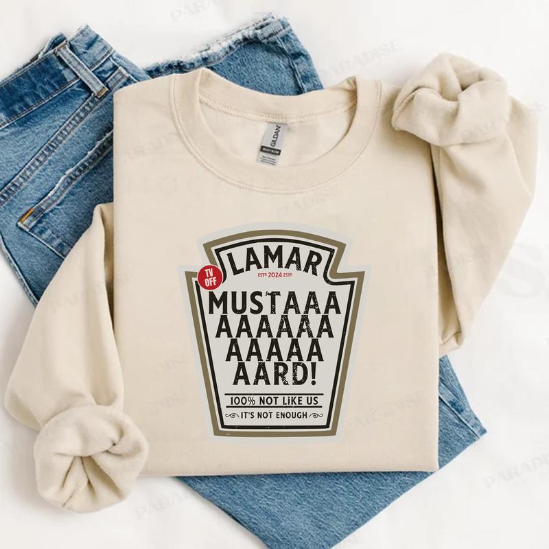 Kendrick Lamar MUSTARD Inspired Vintage Sweatshirt - Unique Individuality Statement