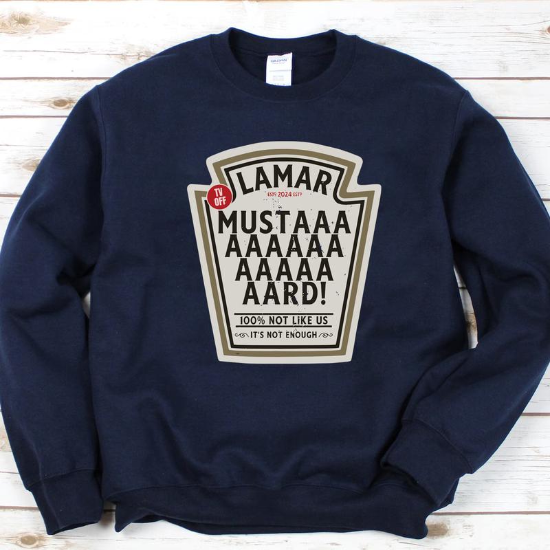 Kendrick Lamar MUSTARD Inspired Vintage Sweatshirt - Unique Individuality Statement