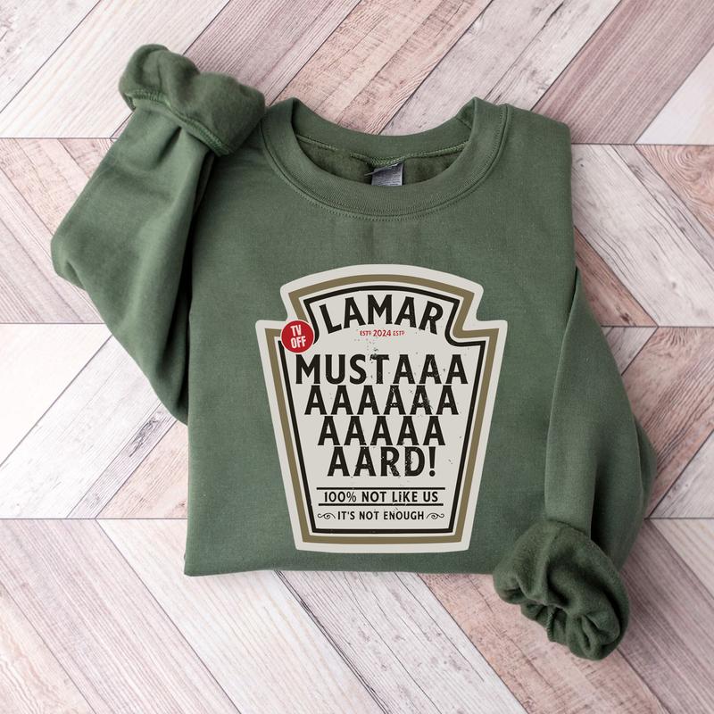Kendrick Lamar MUSTARD Inspired Vintage Sweatshirt - Unique Individuality Statement