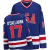 USA 1980 Olympic Hockey Jersey - Stitched Letters & Numbers - Team O'CALLAHAN 17 - S-XXXL