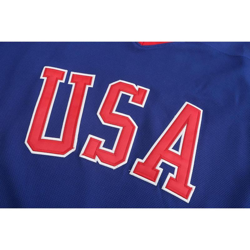 USA 1980 Olympic Hockey Jersey - Stitched Letters & Numbers - Team O'CALLAHAN 17 - S-XXXL