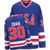 USA 1980 Olympic Hockey Jersey - Stitched Letters & Numbers - Team O'CALLAHAN 17 - S-XXXL
