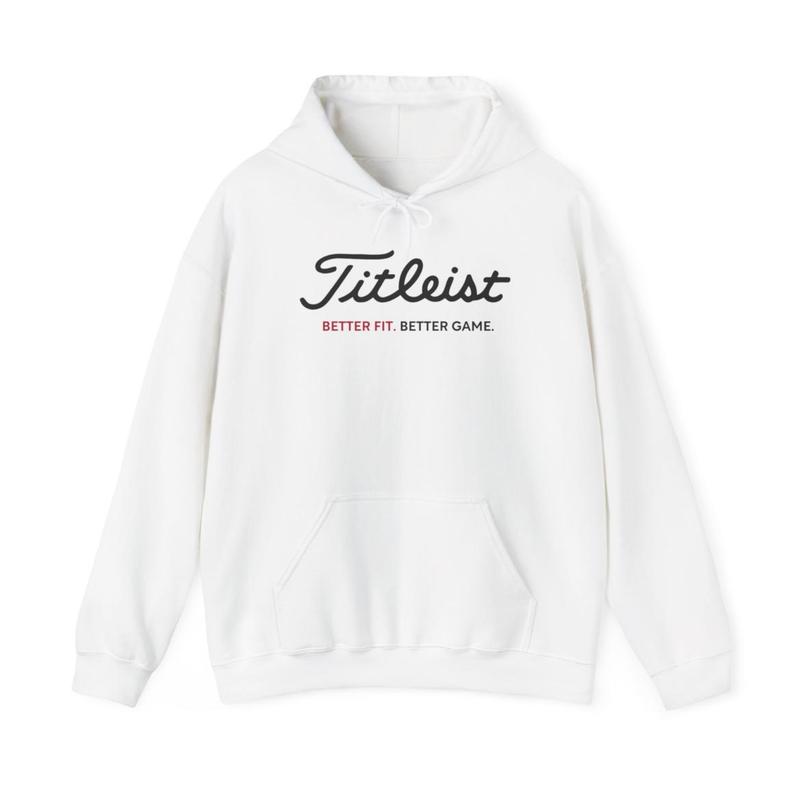Titleist Golf Hoodie - Better Fit, Better Game - Unisex Cotton Long Sleeve Sweatshirt