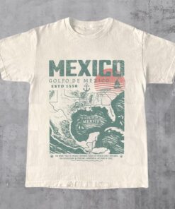Gulf of Mexico Vintage Map Shirt - Golfo de México 1550 Retro Art Unisex Tee