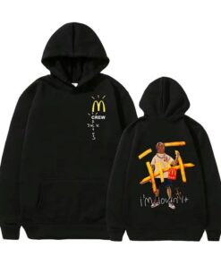 Travis Scott x McDonald's "I'm Lovin' It" Hoodie - Unisex Cactus Jack Fan Apparel 2024